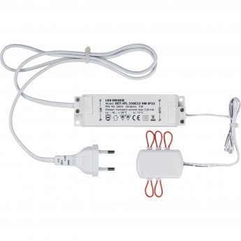 Блок питания для светодиодов с вилкой UNIEL UET-IPL-350E33 9W IP33 6 выходов Блок питания для светодиодов с вилкой UNIEL UET-IPL-350E33 9W IP33 6 выходов