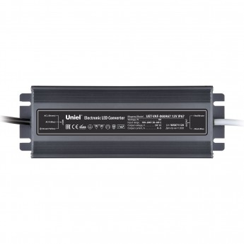 Блок питания ультратонкий UNIEL UET-VAF-100A67 12V IP67 Блок питания ультратонкий UNIEL UET-VAF-100A67 12V IP67