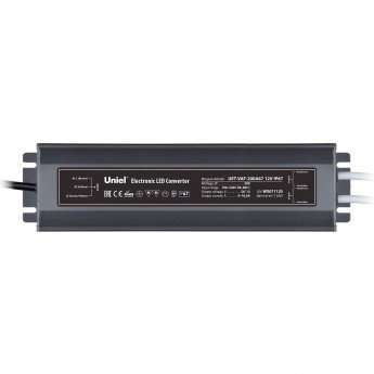 Блок питания ультратонкий UNIEL UET-VAF-200A67 12V IP67 2 выхода Блок питания ультратонкий UNIEL UET-VAF-200A67 12V IP67 2 выхода
