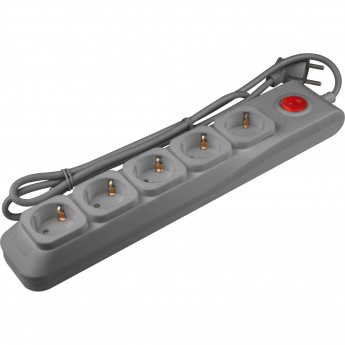 Cетевой фильтр UNIEL S-GSL5-1,5 GREY Cетевой фильтр UNIEL S-GSL5-1,5 GREY