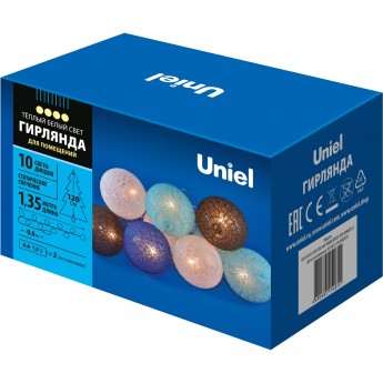 Гирлянда UNIEL ULD-S0135-010/STB/2AA WARM WHITE IP20 TANGLES-2 Гирлянда UNIEL ULD-S0135-010/STB/2AA WARM WHITE IP20 TANGLES-2