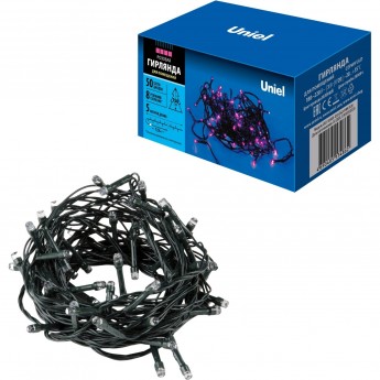 Гирлянда UNIEL ULD-S0500-050/DGA PINK IP20 Гирлянда UNIEL ULD-S0500-050/DGA PINK IP20