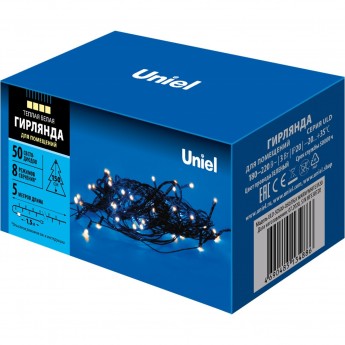 Гирлянда UNIEL ULD-S0500-050/DGA WARM WHITE IP20 Гирлянда UNIEL ULD-S0500-050/DGA WARM WHITE IP20