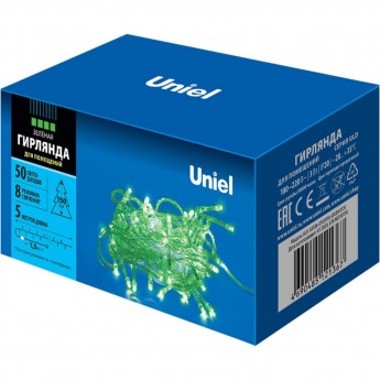 Гирлянда UNIEL ULD-S0500-050/DTA GREEN IP20 Гирлянда UNIEL ULD-S0500-050/DTA GREEN IP20