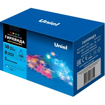 Гирлянда UNIEL ULD-S0500-050/DTA MULTI IP20 SNOWFLAKES-3 Гирлянда UNIEL ULD-S0500-050/DTA MULTI IP20 SNOWFLAKES-3