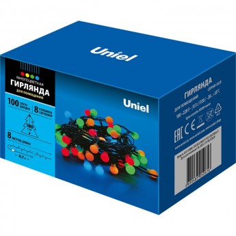 Гирлянда UNIEL ULD-S0800-100/DGA MULTI IP20 COLORBALLS Гирлянда UNIEL ULD-S0800-100/DGA MULTI IP20 COLORBALLS