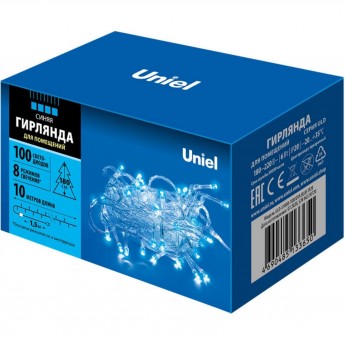 Гирлянда UNIEL ULD-S1000-100/DTA BLUE IP20 Гирлянда UNIEL ULD-S1000-100/DTA BLUE IP20