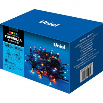 Гирлянда UNIEL ULD-S1000-120/DBA MULTI IP67 Гирлянда UNIEL ULD-S1000-120/DBA MULTI IP67