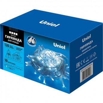 Гирлянда UNIEL ULD-S1000-120/SWK WHITE IP67 Гирлянда UNIEL ULD-S1000-120/SWK WHITE IP67