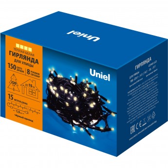 Гирлянда UNIEL ULD-S1500-150/DBA WARM WHITE IP67 Гирлянда UNIEL ULD-S1500-150/DBA WARM WHITE IP67