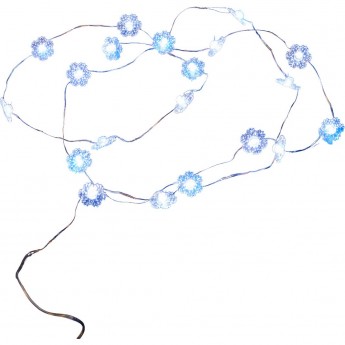 Гирлянда UNIEL ULD-S1900-020/STB/2AA WHITE IP20 SNOWFLAKES MINI Гирлянда UNIEL ULD-S1900-020/STB/2AA WHITE IP20 SNOWFLAKES MINI