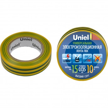 Изоляционная лента UNIEL UIT-135P 10/15/01 YGR