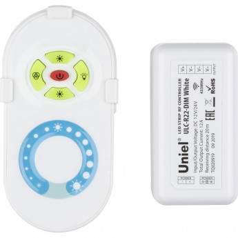 Контроллер UNIEL ULC-R22-DIM White блистер Контроллер UNIEL ULC-R22-DIM White блистер