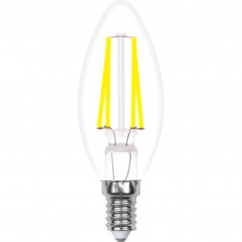 Лампа светодиодная UNIEL LED-C35-5W/WW/E14/CL/MB GLM10TR картон Лампа светодиодная UNIEL LED-C35-5W/WW/E14/CL/MB GLM10TR картон