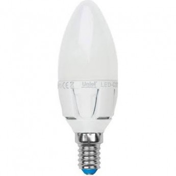Лампа светодиодная UNIEL LED-C37-6W/NW/E14/FR ALP01WH Лампа светодиодная UNIEL LED-C37-6W/NW/E14/FR ALP01WH