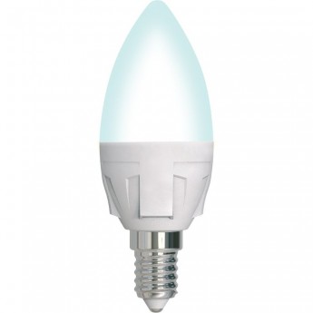 Лампа светодиодная UNIEL LED-C37 7W/4000K/E14/FR/DIM PLP01WH картон Лампа светодиодная UNIEL LED-C37 7W/4000K/E14/FR/DIM PLP01WH картон