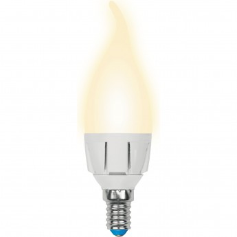 Лампа светодиодная UNIEL LED-CW37 7W/WW/E14/FR PLP01WH картон Лампа светодиодная UNIEL LED-CW37 7W/WW/E14/FR PLP01WH картон