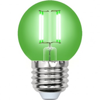 Лампа светодиодная UNIEL LED-G45-5W/GREEN/E27 GLA02GR картон Лампа светодиодная UNIEL LED-G45-5W/GREEN/E27 GLA02GR картон