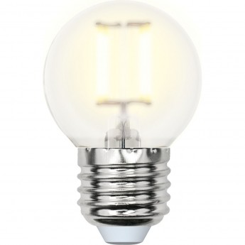 Лампа светодиодная UNIEL LED-G45-6W/WW/E27/FR PLS02WH картон Лампа светодиодная UNIEL LED-G45-6W/WW/E27/FR PLS02WH картон