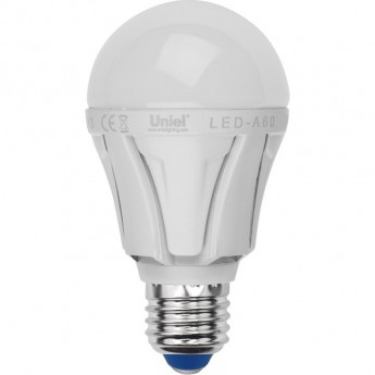 Лампа светодиодная UNIEL PALAZZO LED-A60-9W/WW/E27/FR ALP01WH пластик Лампа светодиодная UNIEL PALAZZO LED-A60-9W/WW/E27/FR ALP01WH пластик