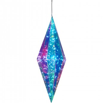 Светильник декоративный UNIEL DIAMOND ULD-R506 3АА «БРИЛЬЯНТ», на батарейках 3AA (не в/к). 100 светодиодов Белый свет. Цвет корпуса радужный. TM Uniel Светильник декоративный UNIEL DIAMOND ULD-R506 3АА «БРИЛЬЯНТ», на батарейках 3AA (не в/к). 100 светодиодов Белый свет. Цвет корпуса радужный. TM Uniel