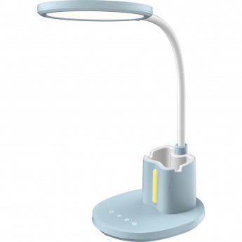 Светильник настольный светодиодный UNIEL ULM-D150 15W/3000-6500K/DIM BLUE Светильник настольный светодиодный UNIEL ULM-D150 15W/3000-6500K/DIM BLUE