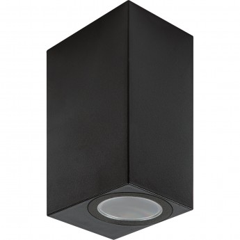 Светильник уличный, под две лампы GU10 UNIEL UUL-P42A 2х6W/GU10 IP65 BLACK Светильник уличный, под две лампы GU10 UNIEL UUL-P42A 2х6W/GU10 IP65 BLACK