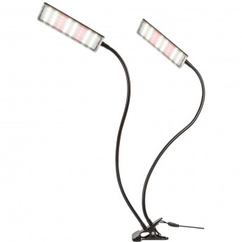 Светильник UNIEL ULT-P37-24W/SPFB/TM/60 IP40 BLACK TWIN для растений Светильник UNIEL ULT-P37-24W/SPFB/TM/60 IP40 BLACK TWIN для растений