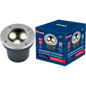 Светильник UNIEL ULU-B10A-3W/2700K IP67 GREY Светильник UNIEL ULU-B10A-3W/2700K IP67 GREY