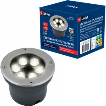 Светильник UNIEL ULU-B11A-6W/2700K IP67 GREY Светильник UNIEL ULU-B11A-6W/2700K IP67 GREY