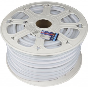 Светодиодная лента UNIEL ULS-N21-2835-120LED/m-8mm-IP67-220V-8W/m-50M-BLUE бобина Светодиодная лента UNIEL ULS-N21-2835-120LED/m-8mm-IP67-220V-8W/m-50M-BLUE бобина
