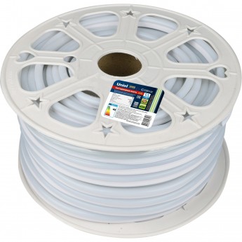 Светодиодная лента UNIEL ULS-N21-2835-120LED/m-8mm-IP67-220V-8W/m-50M-GREEN бобина Светодиодная лента UNIEL ULS-N21-2835-120LED/m-8mm-IP67-220V-8W/m-50M-GREEN бобина