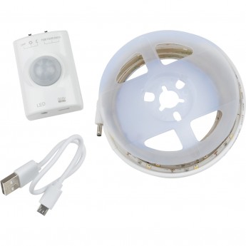 Светодиодная лента UNIEL ULS-R21-2,4W/4000K/1,0M/RECH SENSOR Smart Light блистер Светодиодная лента UNIEL ULS-R21-2,4W/4000K/1,0M/RECH SENSOR Smart Light блистер