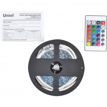 Светодиодная лента UNIEL ULS-U12 3M/RGB/1.5M/USB/RC IP20 RUA02C24 блистер Светодиодная лента UNIEL ULS-U12 3M/RGB/1.5M/USB/RC IP20 RUA02C24 блистер