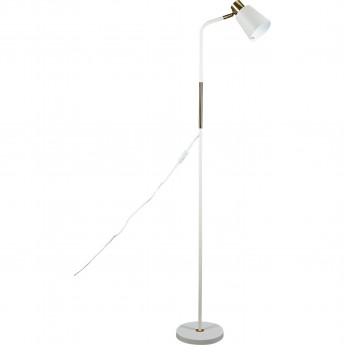 Торшер UNIEL UML-T700 E27 WHITE напольный под лампу Е27, 60W, с регулировкой наклона Торшер UNIEL UML-T700 E27 WHITE напольный под лампу Е27, 60W, с регулировкой наклона