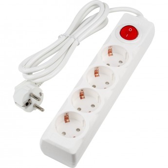 Удлинитель UNIEL S-GCU4-1,5B WHITE серии Ultra, шнур 1,5м., 4 гнезда, 16A, с/з Удлинитель UNIEL S-GCU4-1,5B WHITE серии Ultra, шнур 1,5м., 4 гнезда, 16A, с/з